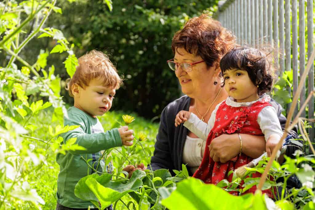 Kindercampus King - natuurtuin met bloem