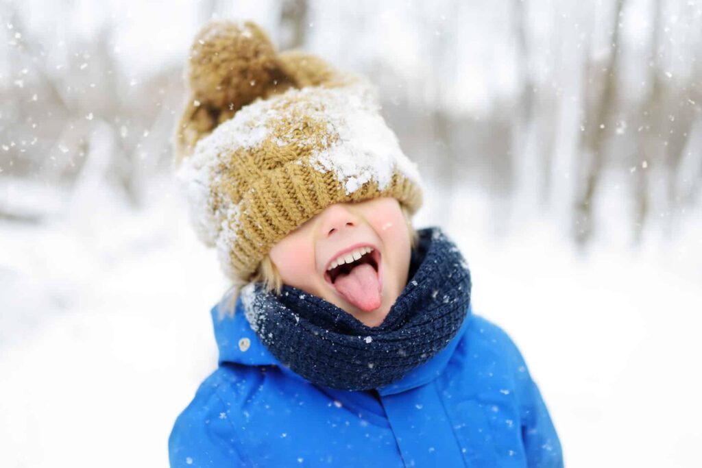 Buitenspelen in de winter