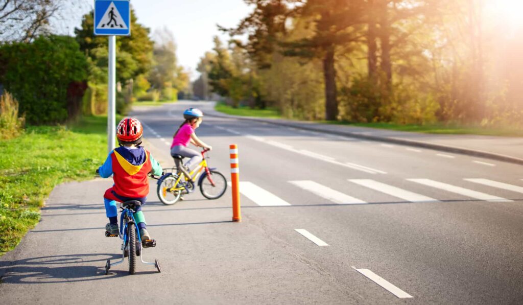 Kinderen in het verkeer