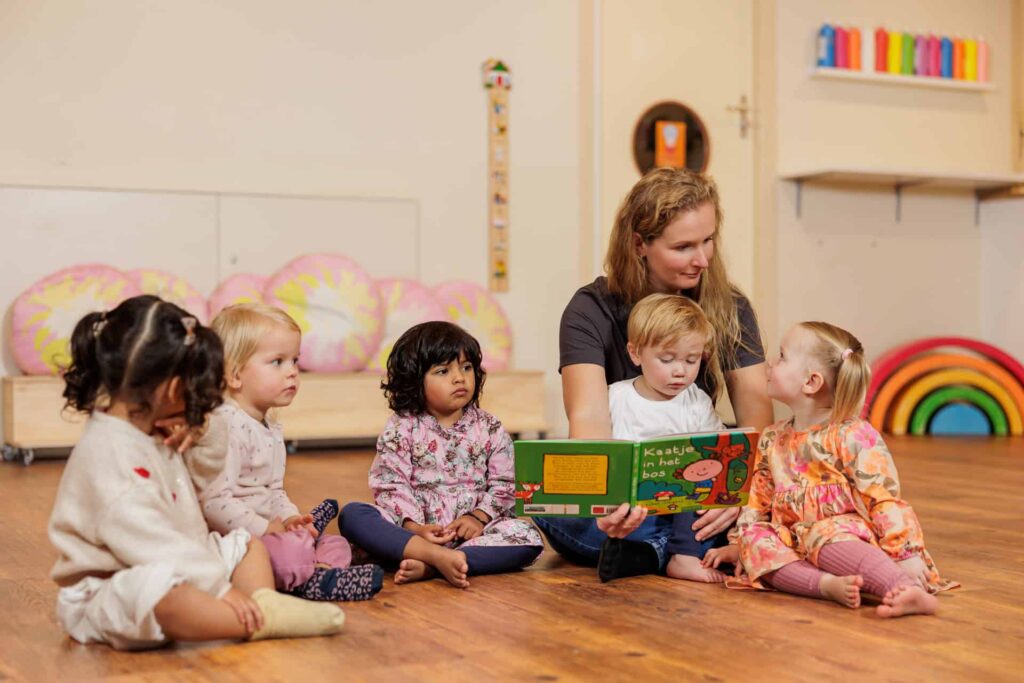 Voorlezen bij KDV Kindercampus King