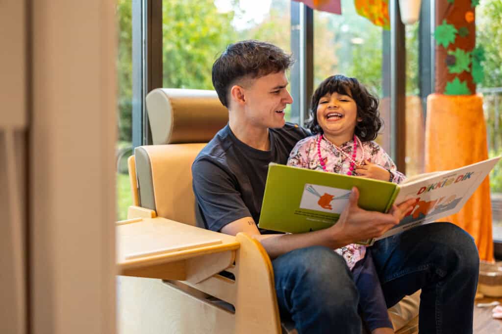 Voorlezen bij KDV Kindercampus King